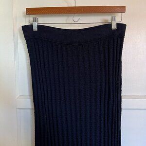 Sultry Rachel Roy heavy knit ribbed bodycon pencil skirt size XL
